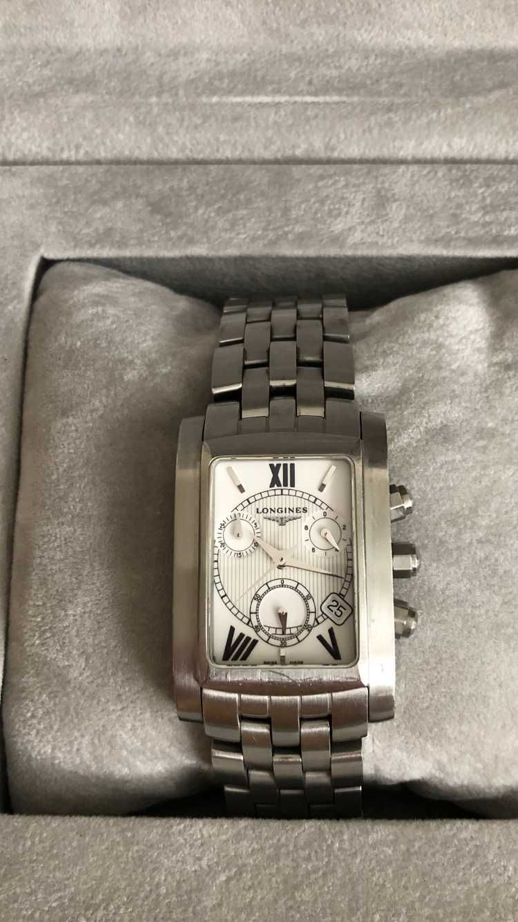 Longines DolceVita Chronograph, męski, pudełko Longines, L5.663