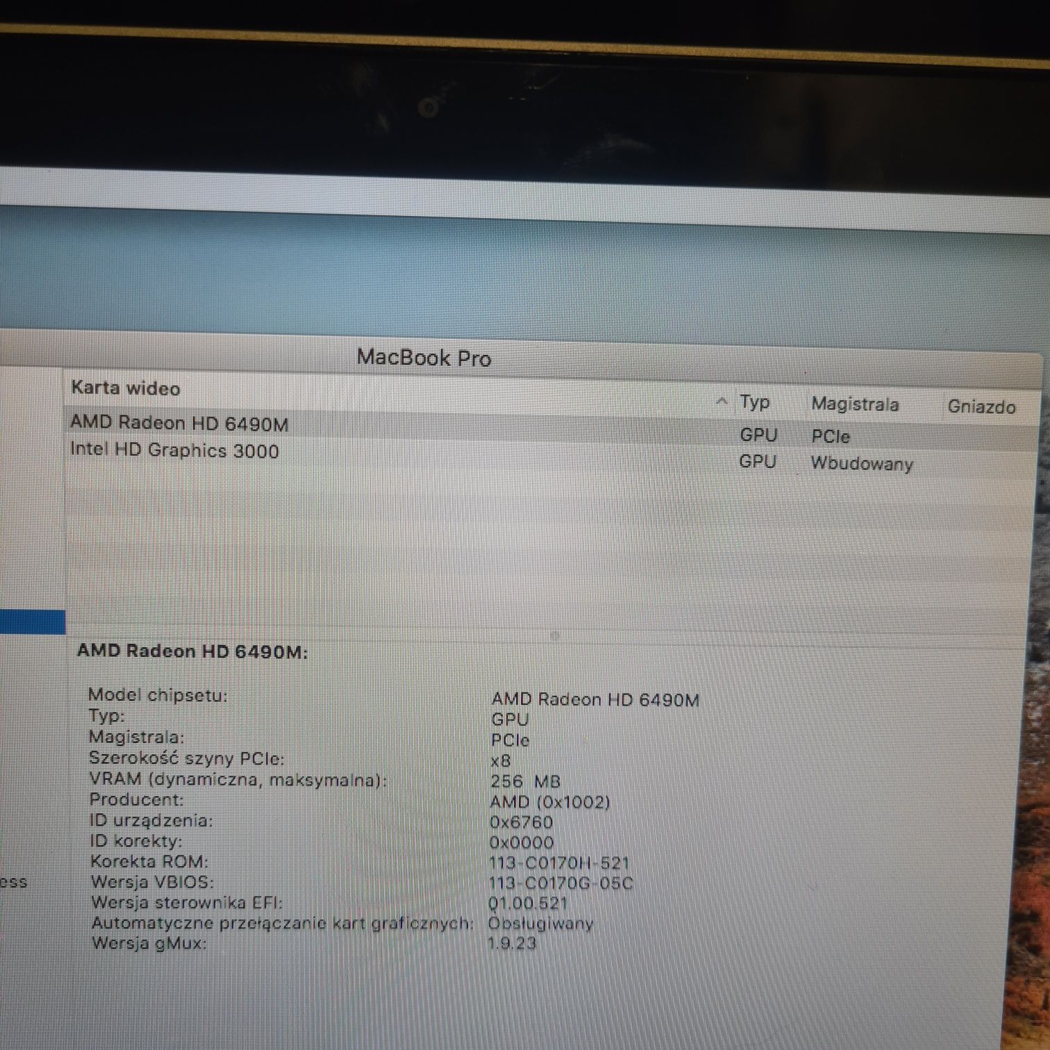 Macbook Pro A 1286