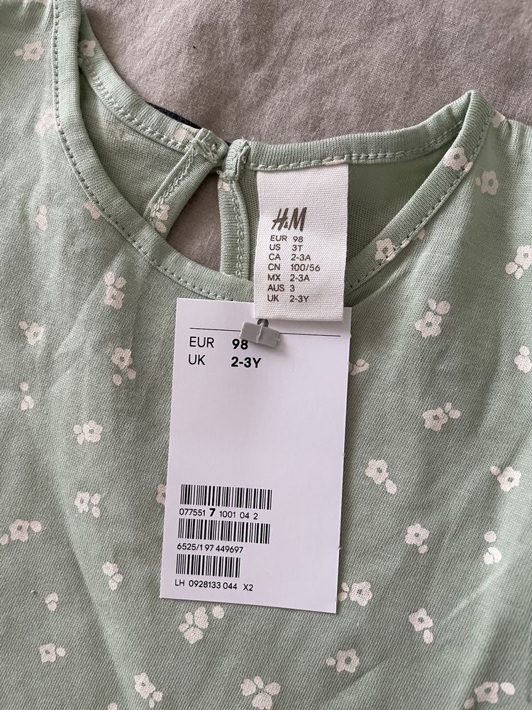 Плаття H&M 98 см, 2-3 рочки, сукня