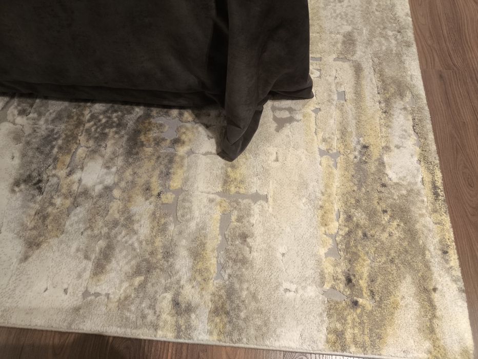 Carpete 200x290 Mármore Amarelo + 2 almofadas