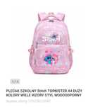 Plecak szkolny Lilo i Stitch A4 duży, wodoodporny