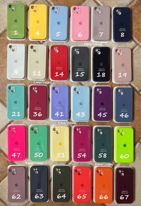 Чехол айфон silicone case