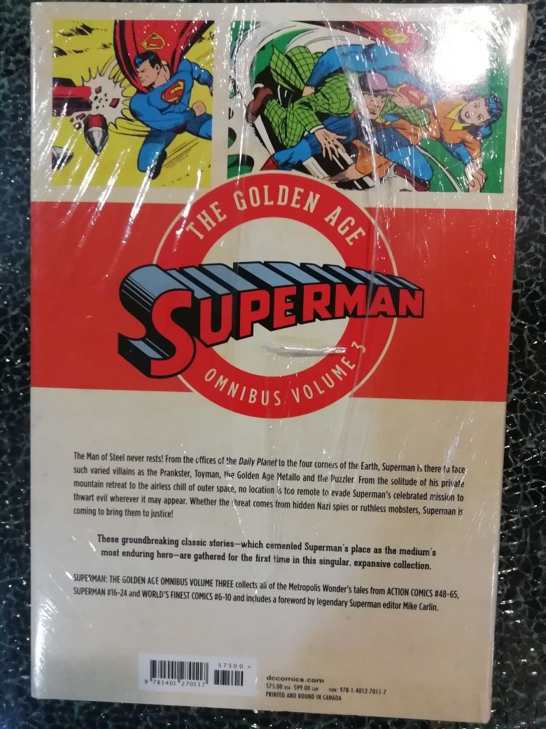 Superman Golden age omnibus vol 3 DC comics banda desenhada