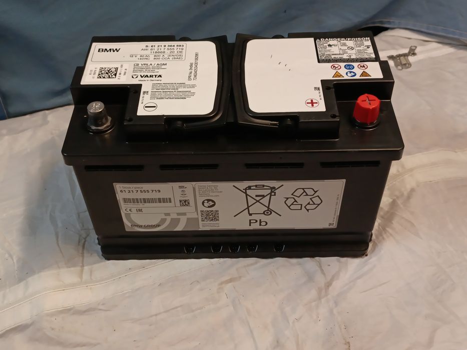 Akumulator , aku BMW VRLA / AGM 12V 80AH 800A   data pro 03. 2025