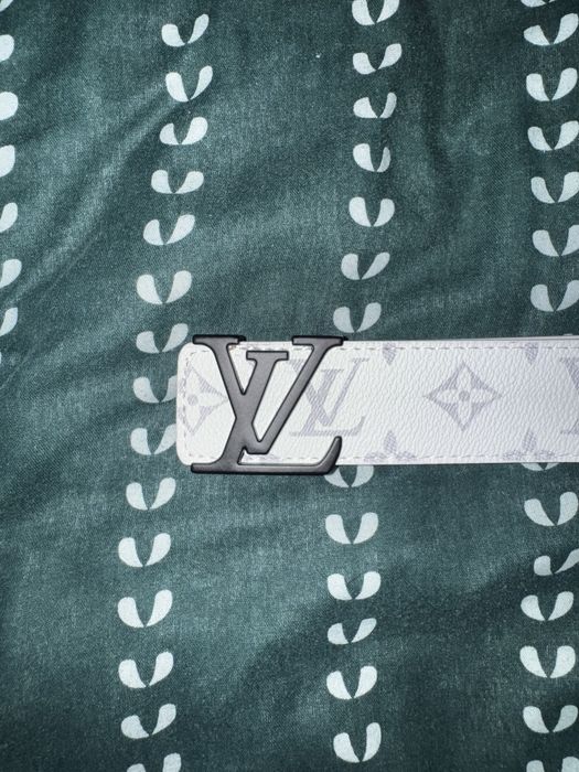 Biały pasek Louis Vuitton