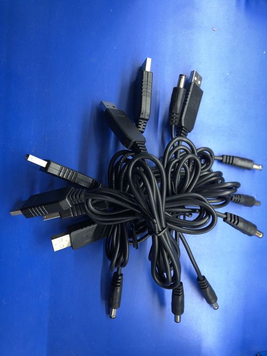 Кабель USB-DS 5-12/5-9/5-5 штекер 5.5-2.1Перетворювач напруги