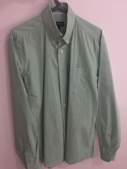 Camisa verde riscas da Lion of porches (nova) tamanho M
