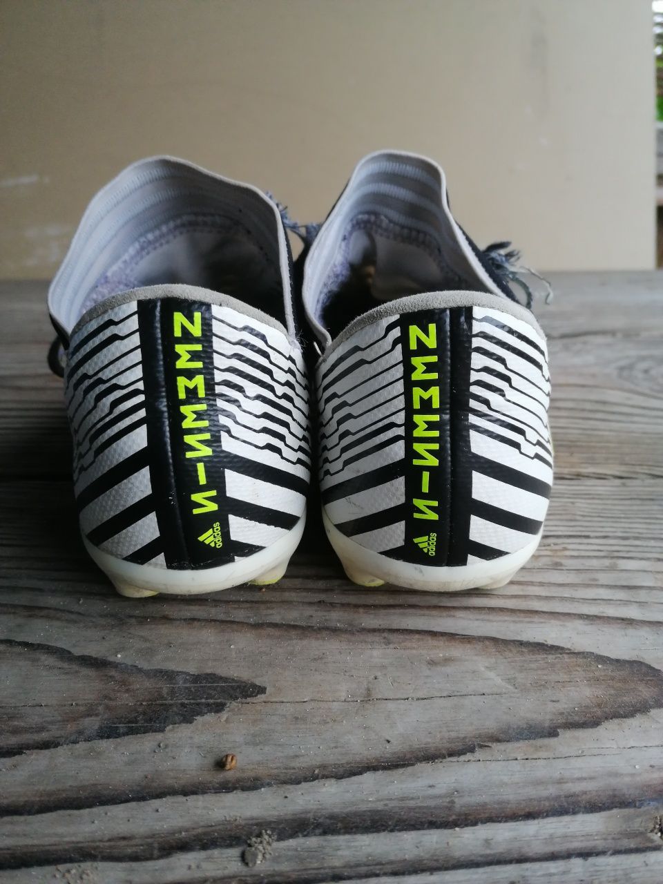 Korki adidas białe-czarne