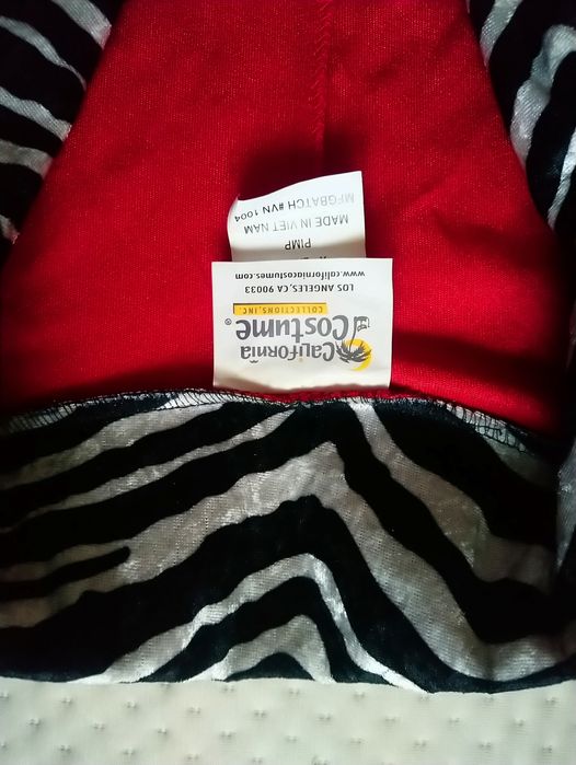 Карнавальний костюм з капелюхом XL розмір