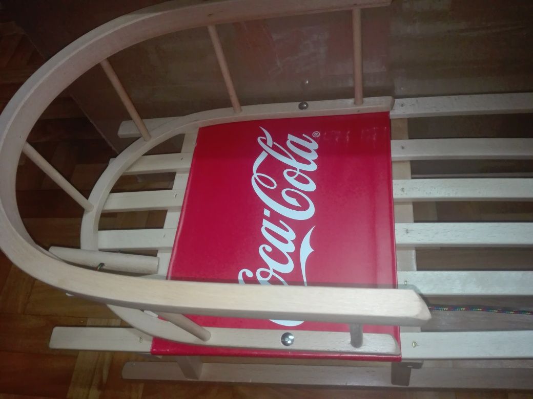 Oryginalne licencjonowane sanki Coca-Cola NOWE