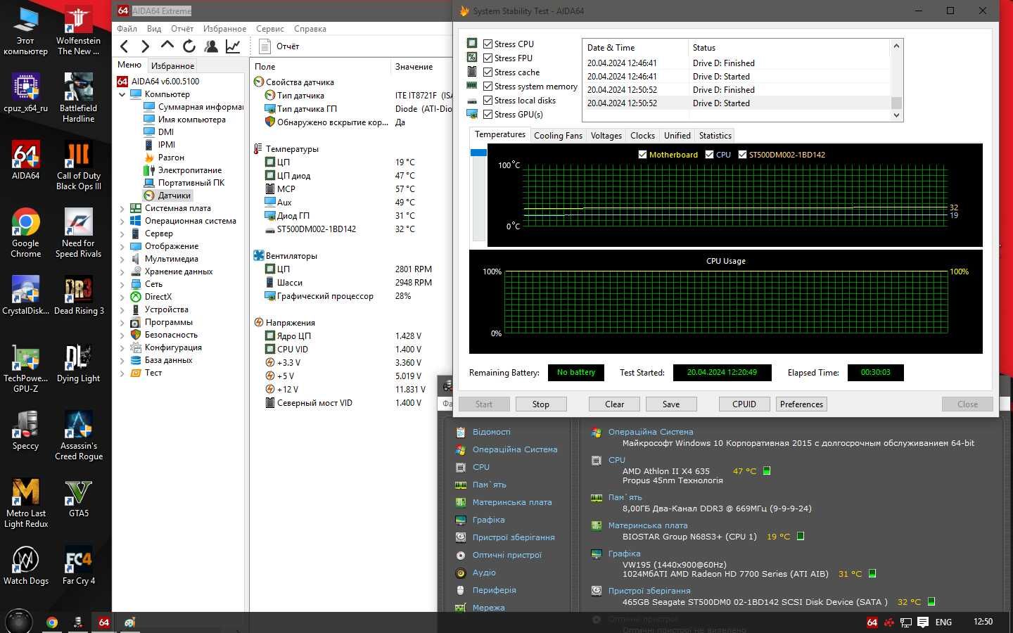 Системний блок X4 635_8gb_HD7750