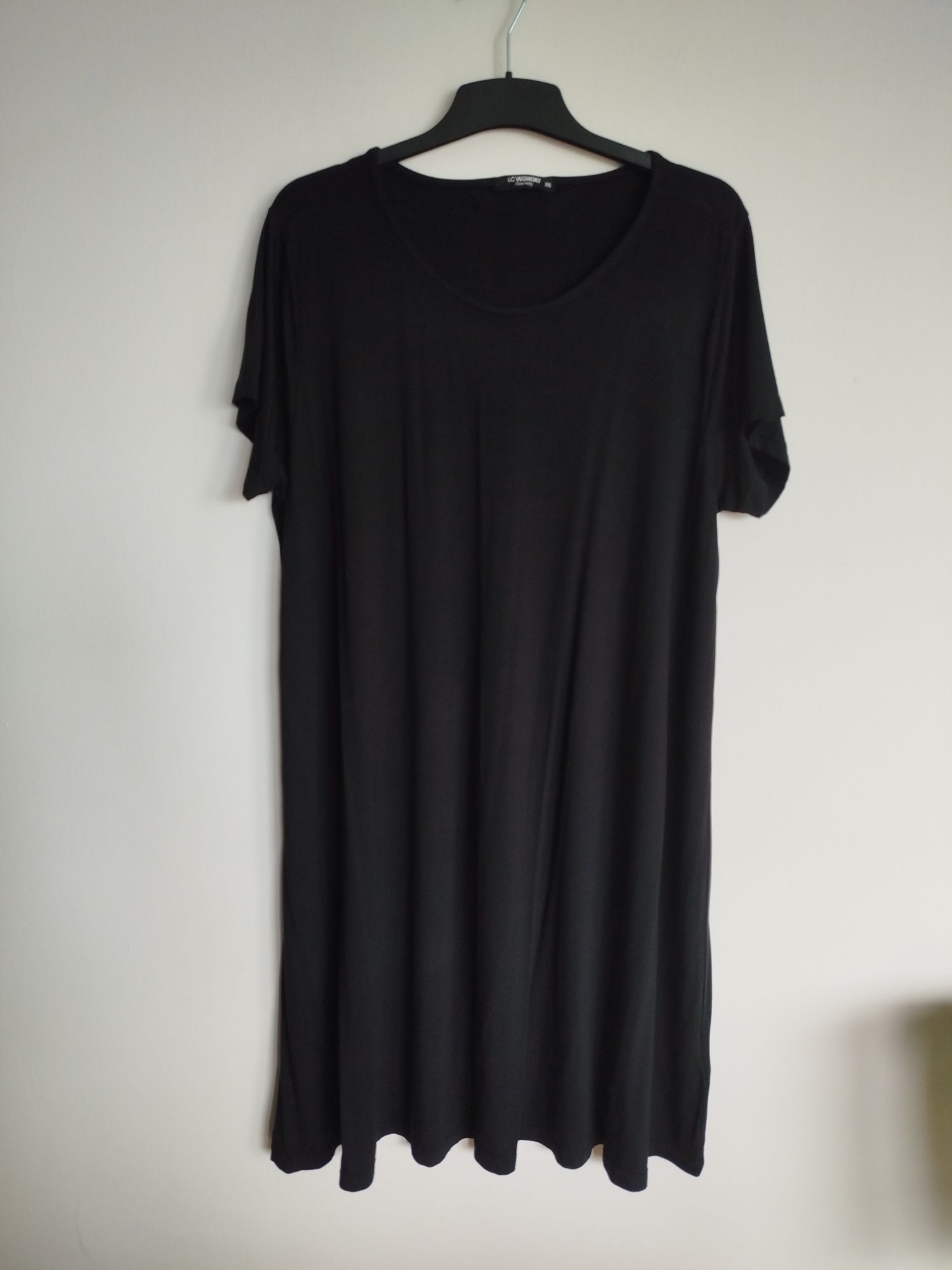Nowa czarna sukienka damska XXL