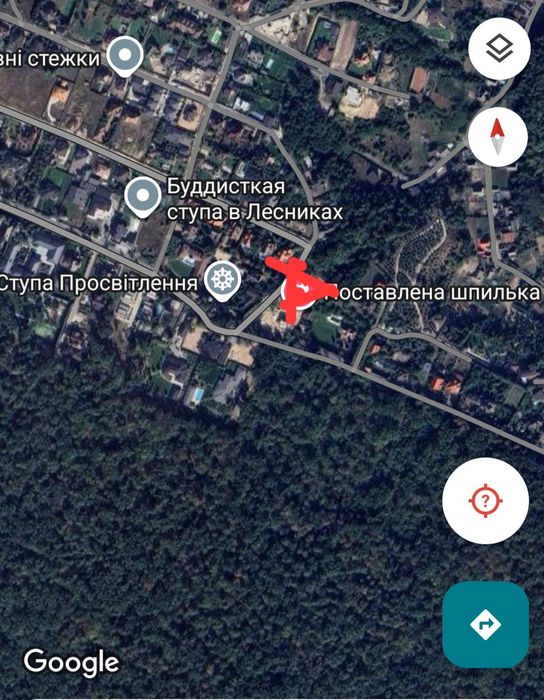 Лісники .вул Підлісна ,р-н.Стежки ділянка 15 сот.Поруч ліс