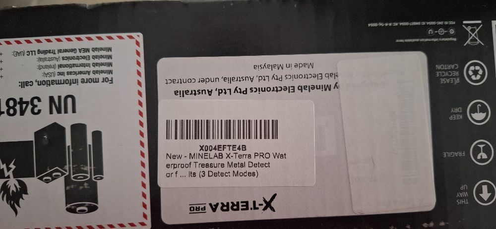 Detetor de metais MINELAB X- Terra Pro