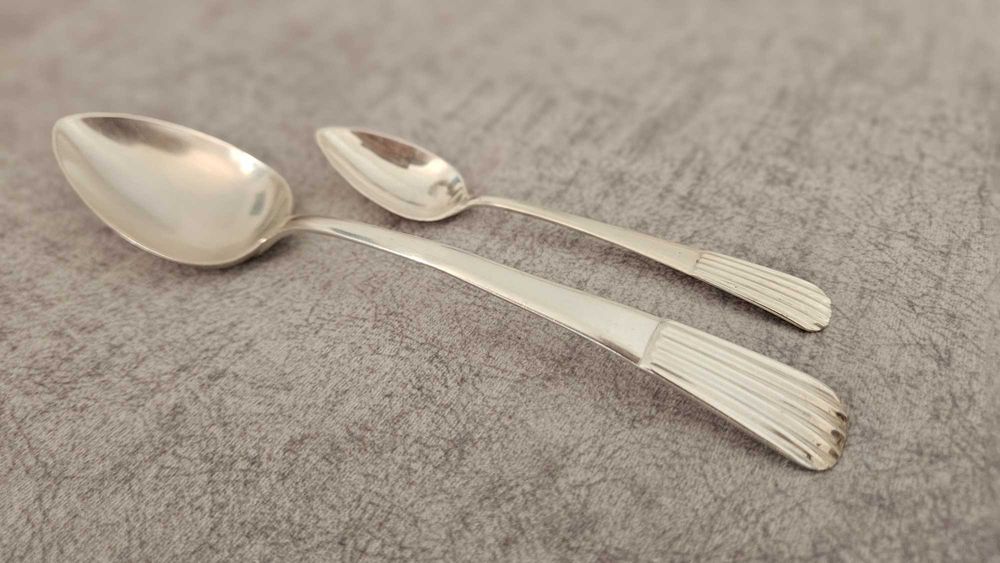 Faqueiro de prata caninha- 12 pessoas