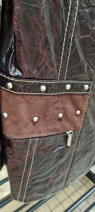 Куртка кожаная, женская