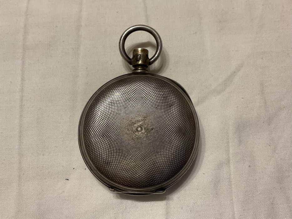 Caixa em prata para relogio de bolso