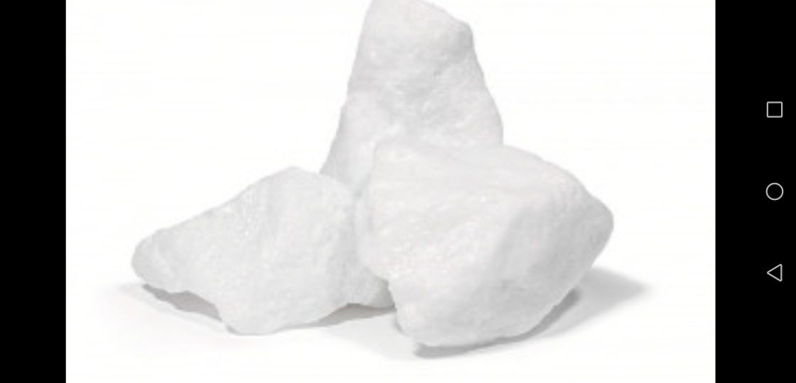 Kamienie otoczaki kruszywa greckie śnieżno białe
