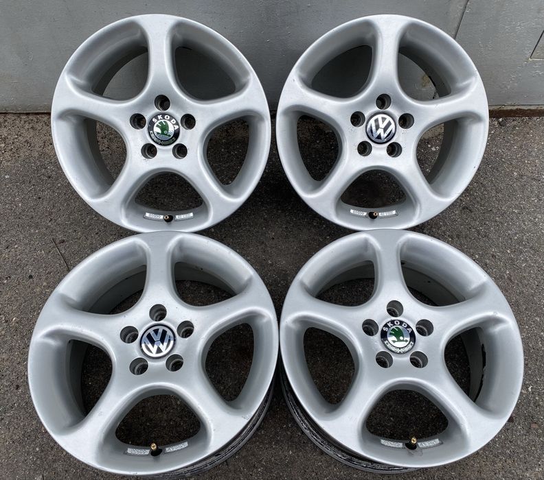 Диски 5 100 r15 комплект VW Golf, Polo, Bora, Skoda Fabia, Octavia