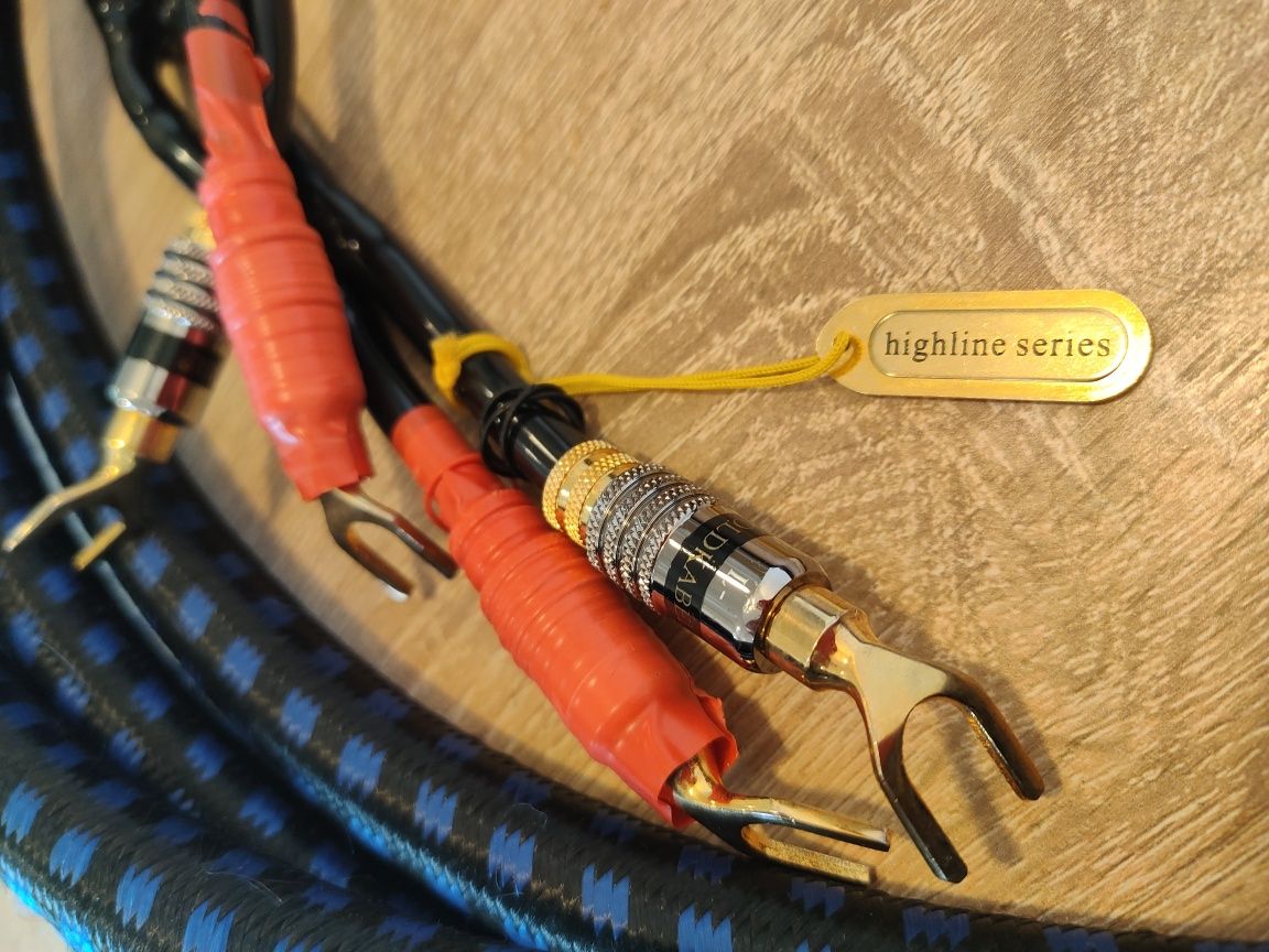 Gruby hi end kabel głośnikowy Goldkabel Highline Bi-Wire 2x3m