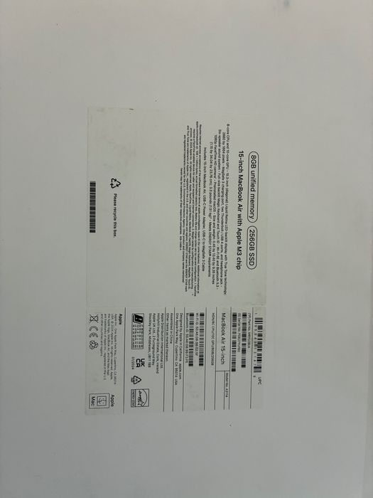 MacBook Air M3 8gb 256gb ssd quase novo sem riscos e mazelas, na caixa