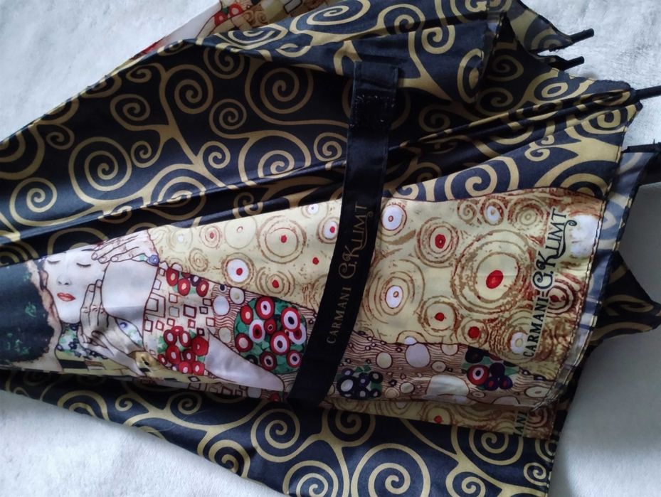 Parasol Carmani motyw Pocałunek G.Klimt