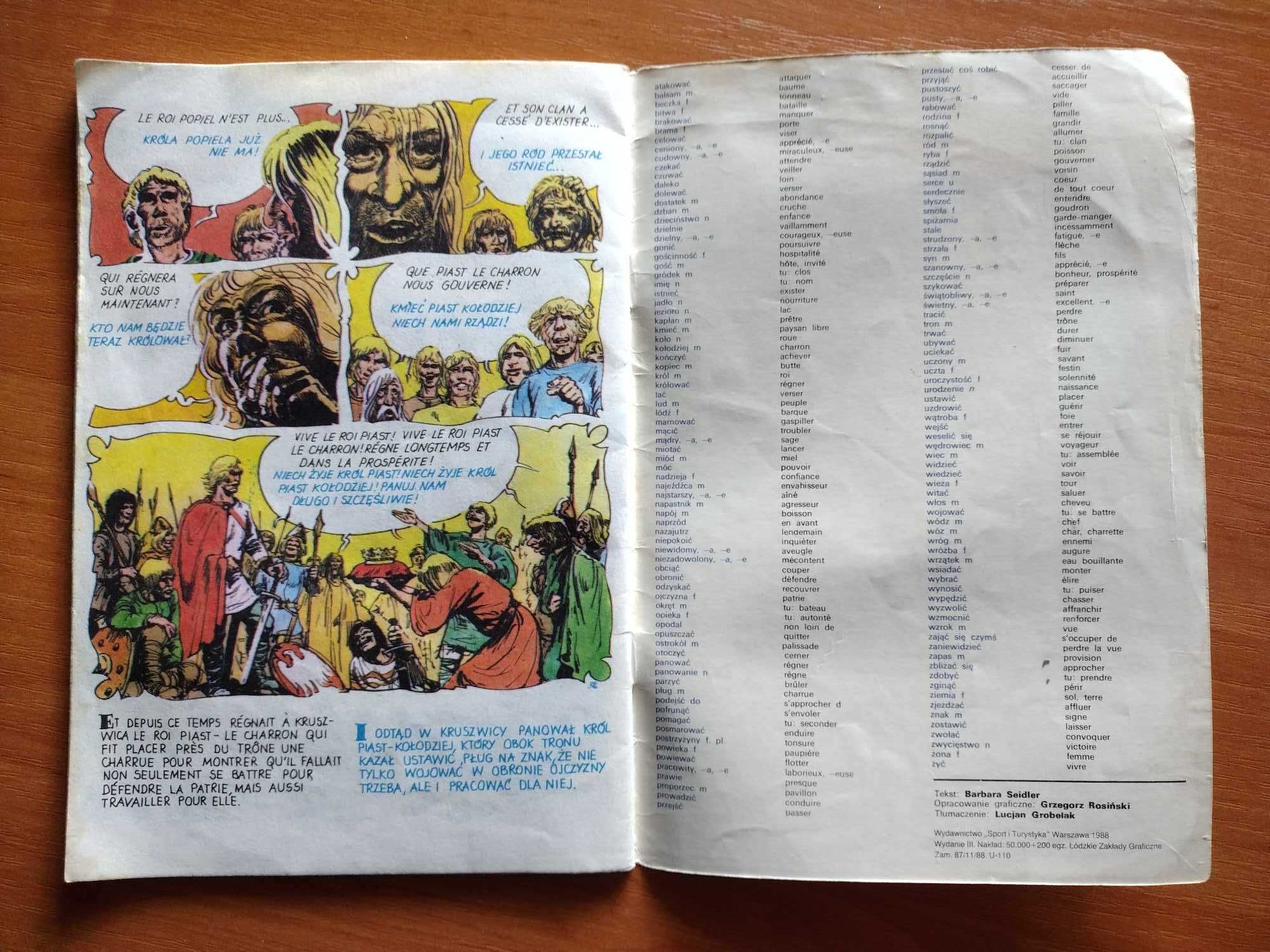 Komiks - Piast le Charron O Piaście Kołodzieju