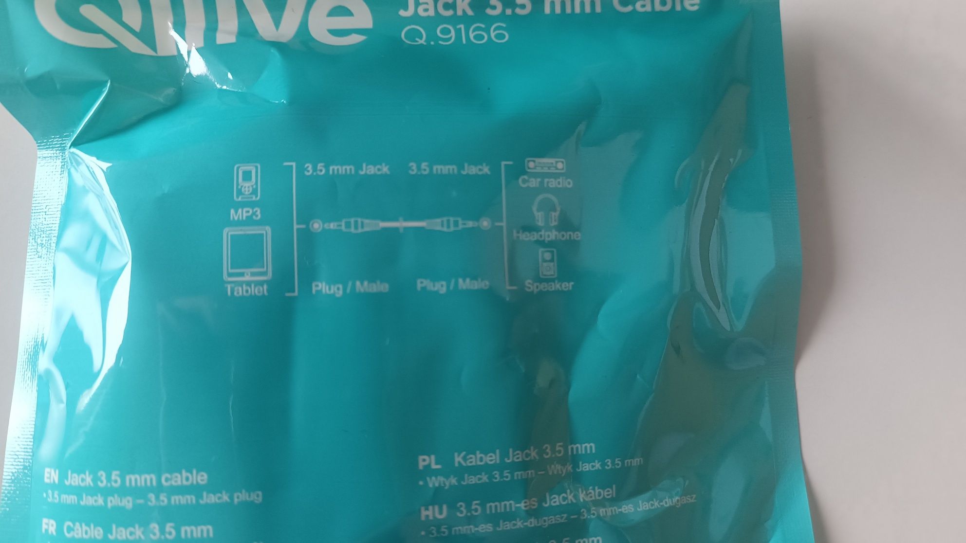 Długi kabel 3,5mm Jack-Jack 5m NOWY