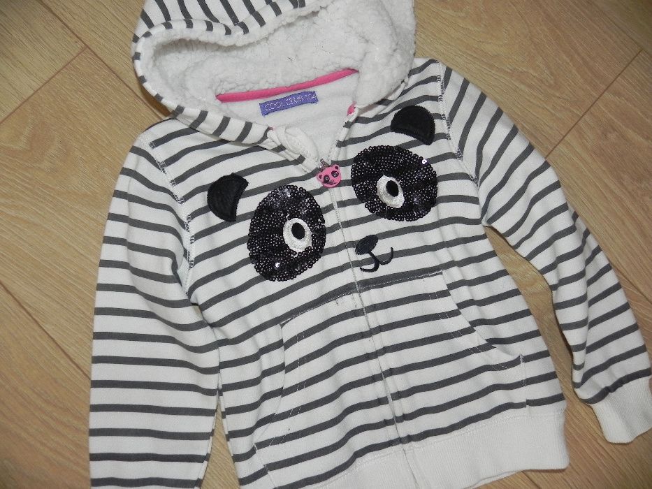 Cool Club bluza panda cekiny rozm. 104