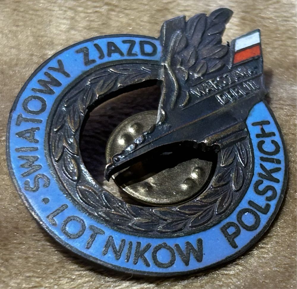 Odznaka Światowy Zjazd Lotników Polskich Warszawa- Dęblin