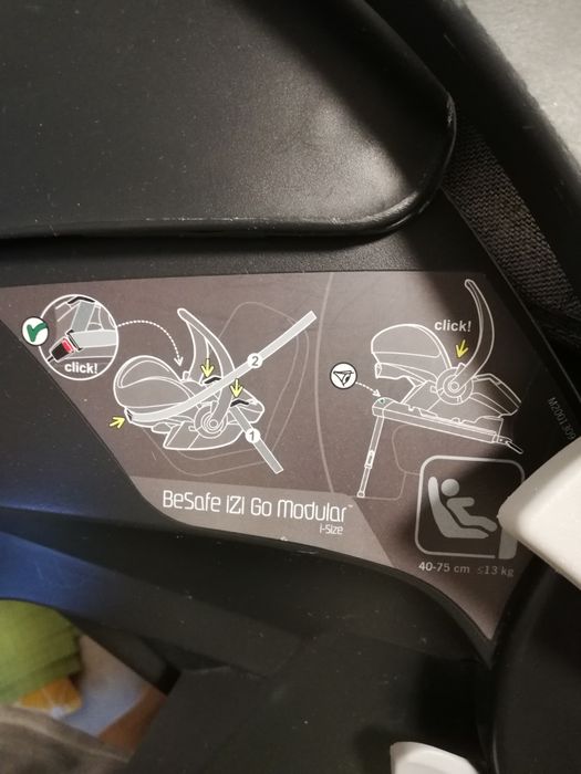 Nosidełko Besafe Izi Go Modular do 13kg.