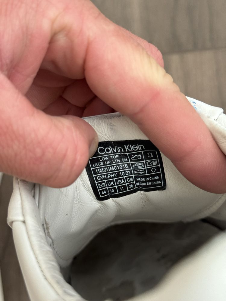 Calvin Klein Снікерcи Low Top Lace Up Lth Sm HM0HM01018