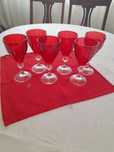 Conjunto copos de cristal