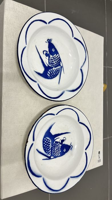 2 Pratos KOI Goldfish - China