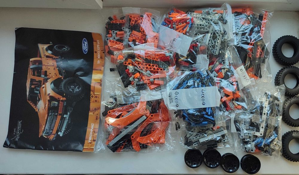 Конструктор Technik Ford F-150 Raptor 1в1 Lego 42126, 1379 деталей