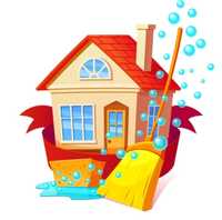 Sprzątanie domu, mycie okien