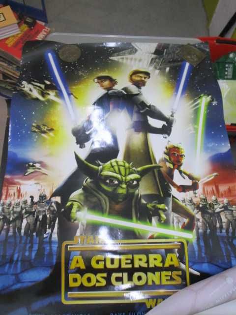 Cartazes originais filmes Star Wars usados nos cinemas