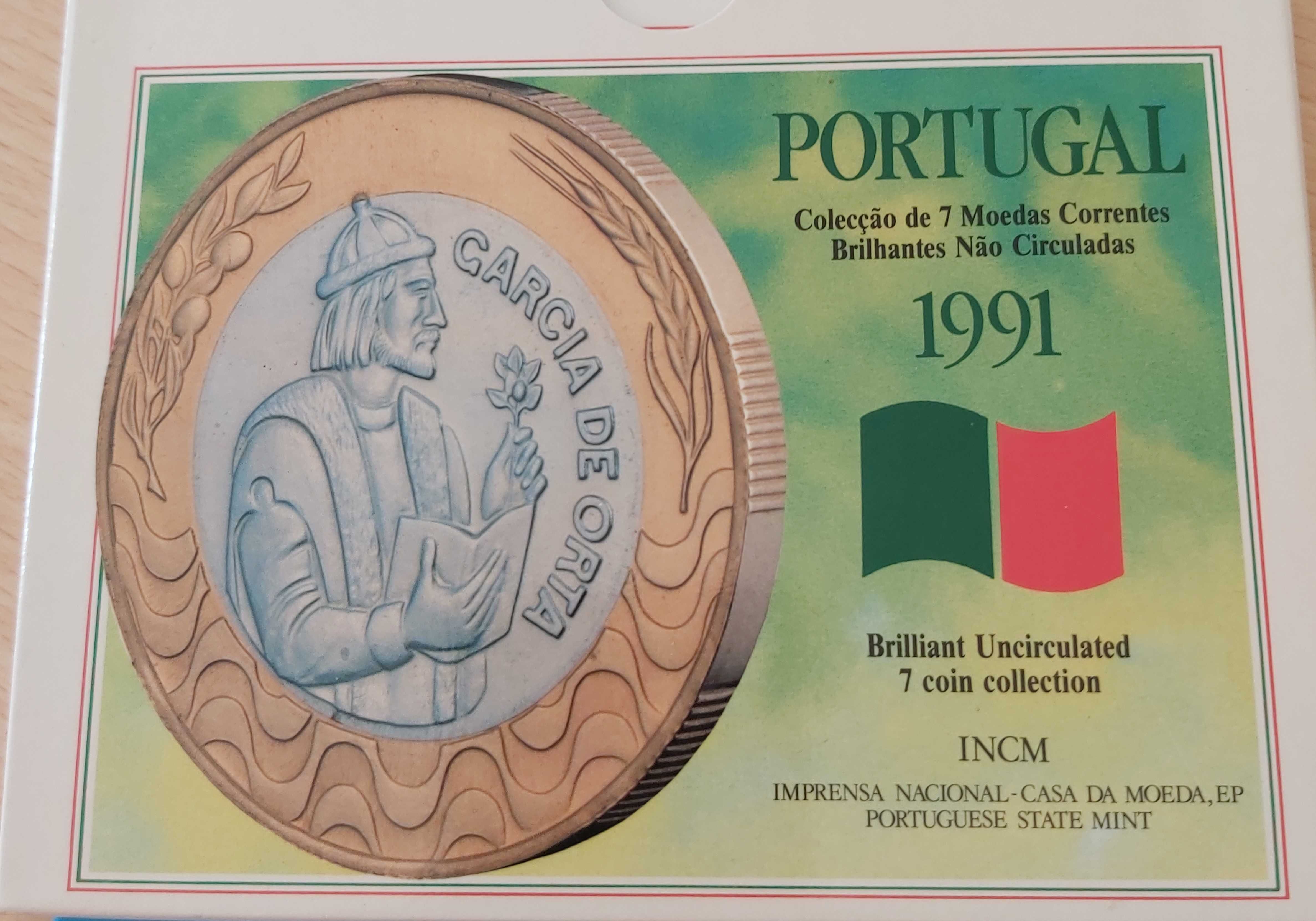 Coleção anual moedas BNC, Série de 1991