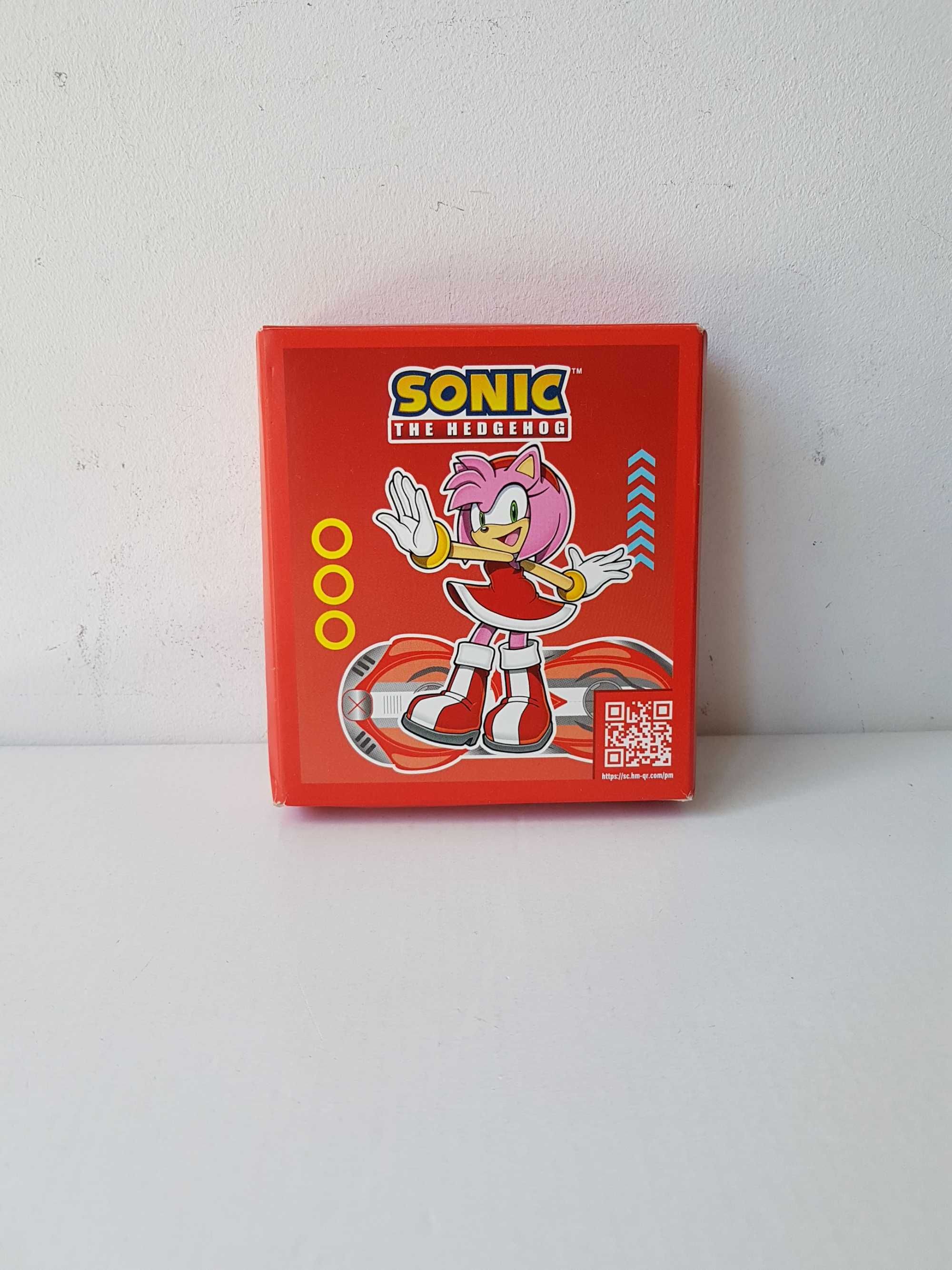 Zabawka McDonald’s2023 Sonic The Hedgehog Amy Rose Racer na deskorolce