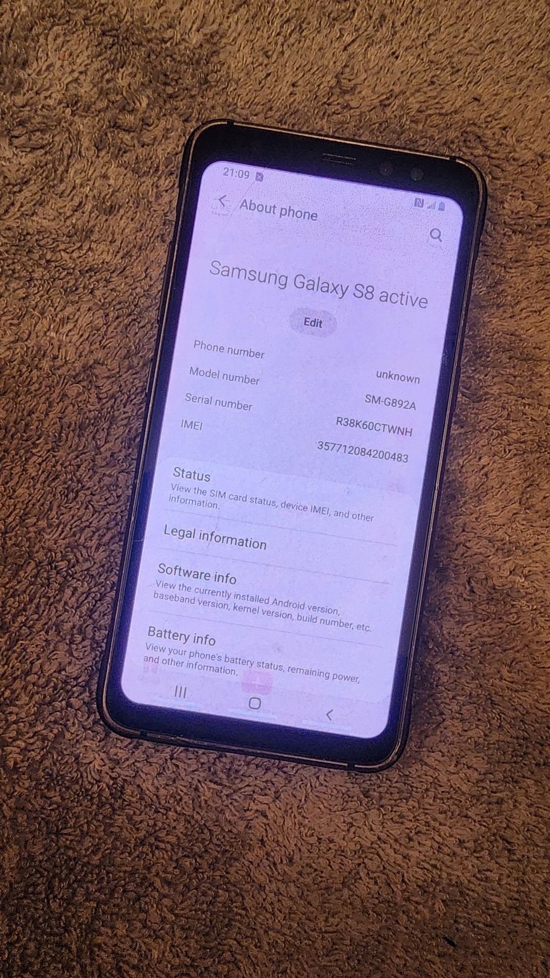 Samsung S8 Active G892A 4/64гб