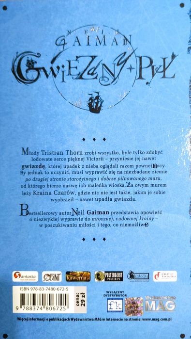 Książka Neil Gaiman Gwiezdny Pył