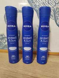 Antyperspirant 3 x Nivea Protect Care