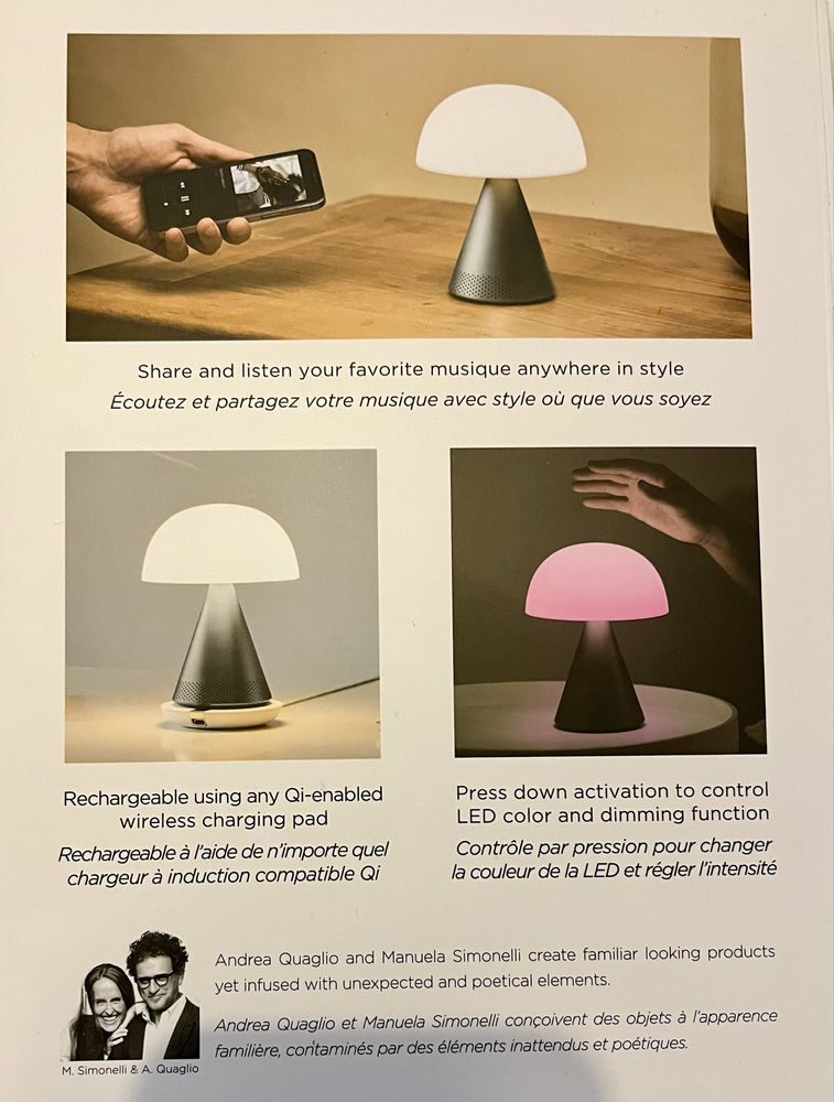 Lampa Lexon Mina L Audio