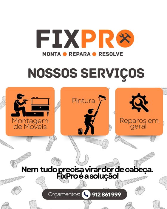 Reparos residenciais e montagem de móveis