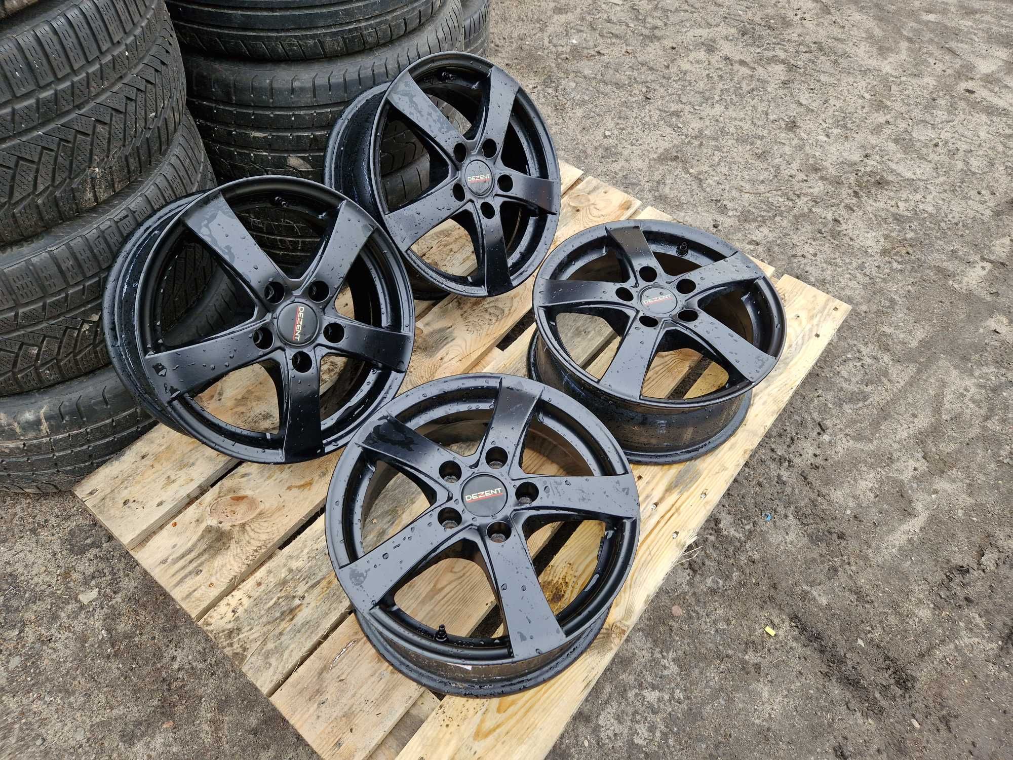 Komplet Felg Felgi 15 Cali 5x112 ET48 VW Audi Seat Skoda CZARNE