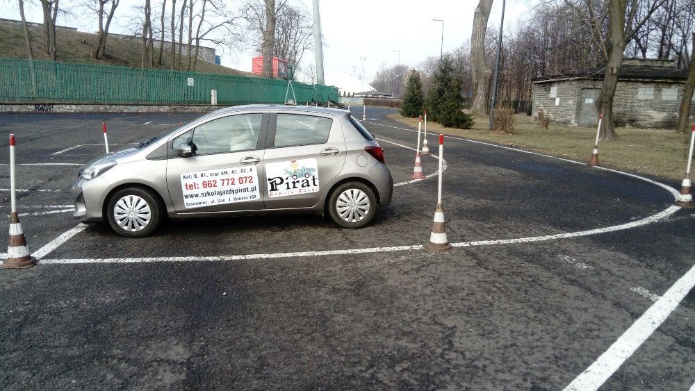 Szkoła Jazdy "Pirat" Sosnowiec kursy prawa jazdy kat B i A, A2, A1, AM
