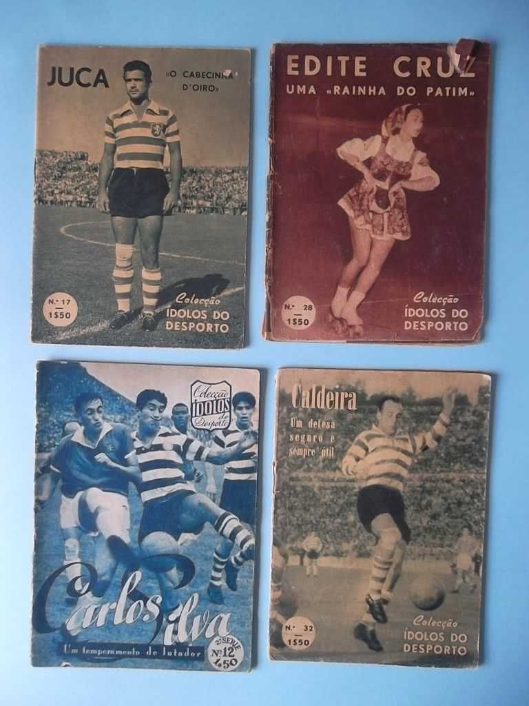 Ídolos do Desporto, Lote de 15 revistas antigas Benfica Porto Sporting