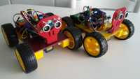 Carro Robot Arduino Educacional programado evita obstáculos por Voz.