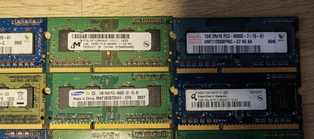 Оперативна пам'ять DDR 3/1Gb/2Gb