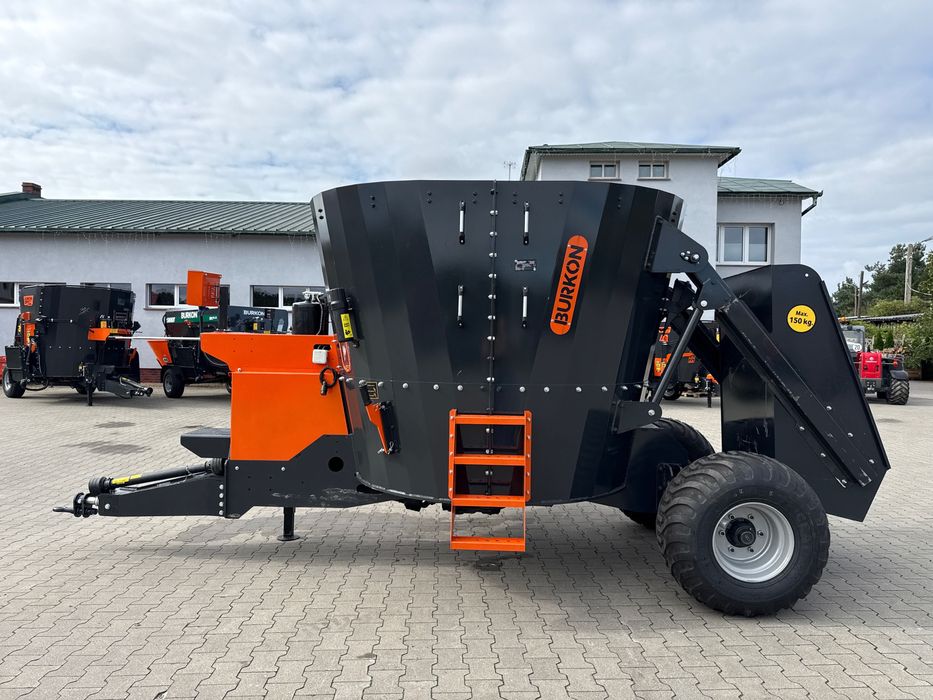 Wóz paszowy paszowóz mieszalnik 6 m³ Burkon